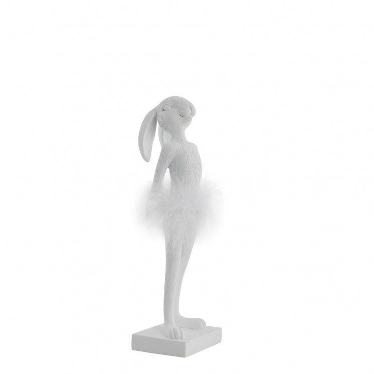 Statuette Lapin Alice en forme de lapin blanc - Lene Bjerre