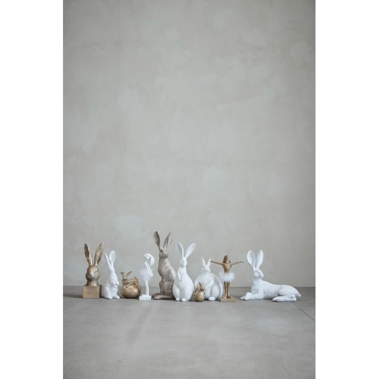 Statuette Lapin Alice en forme de lapin blanc - Lene Bjerre