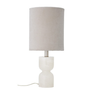 Lampe Laura en albâtre blanc H59 - Bloomingville
