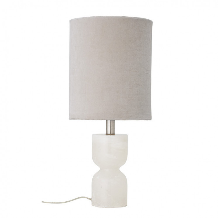 Lampe Laura en albâtre blanc H59 - Bloomingville