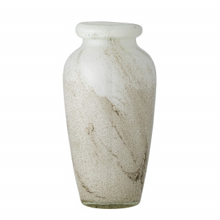 Vase Charlotte en verre blanc - Bloomingville