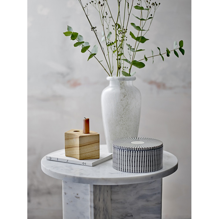 Vase Charlotte en verre blanc - Bloomingville