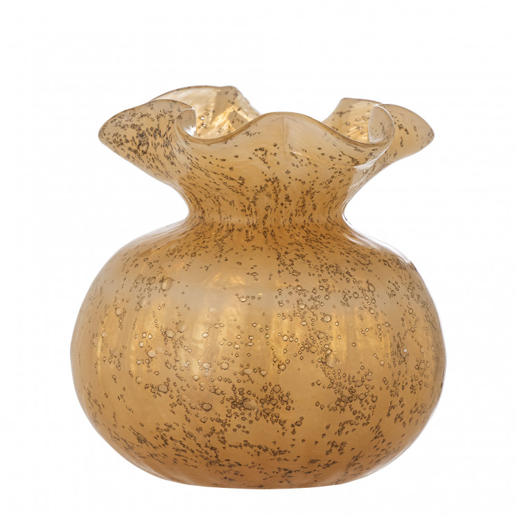 Vase Anais en verre orange - Bloomingville