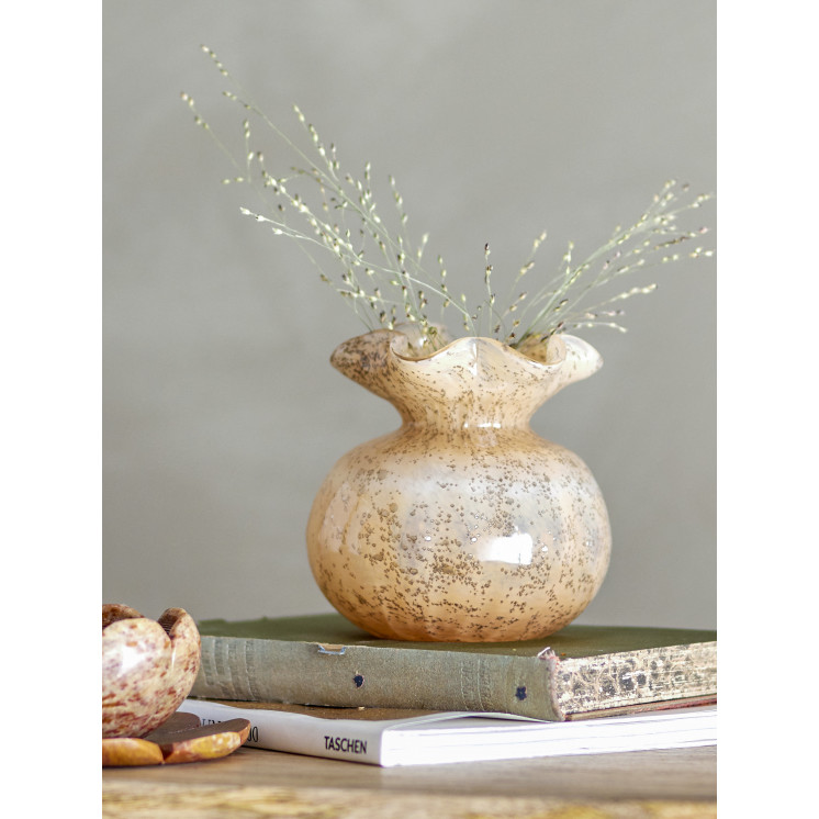 Vase Anais en verre orange - Bloomingville