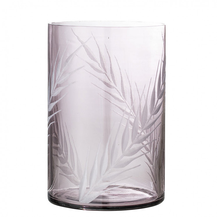 Vase Giulia violet en verre - Bloomingville