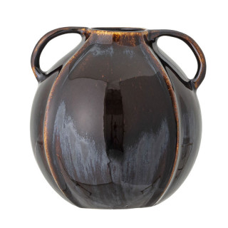 Vase boule Tania en grès marron - Bloomingville