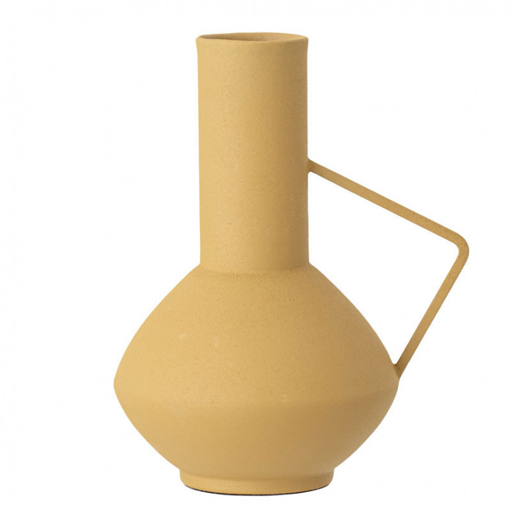 Vase Marie en métal jaune - Bloomingville