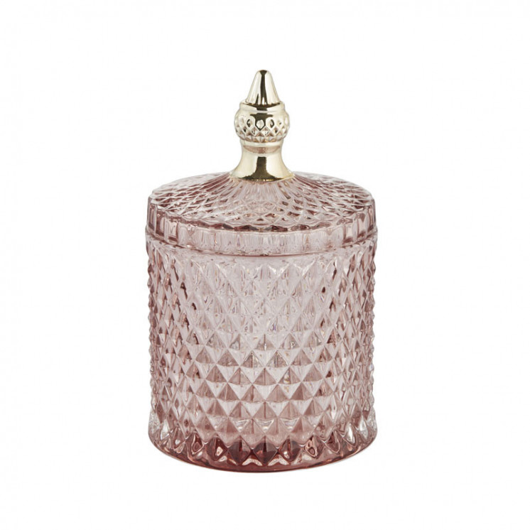 Pot Myriam en verre rose - Lene Bjerre