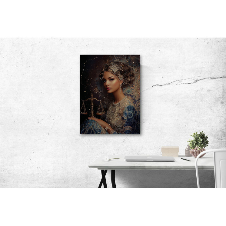 Tableau signe astrologique balance Adele made in France
