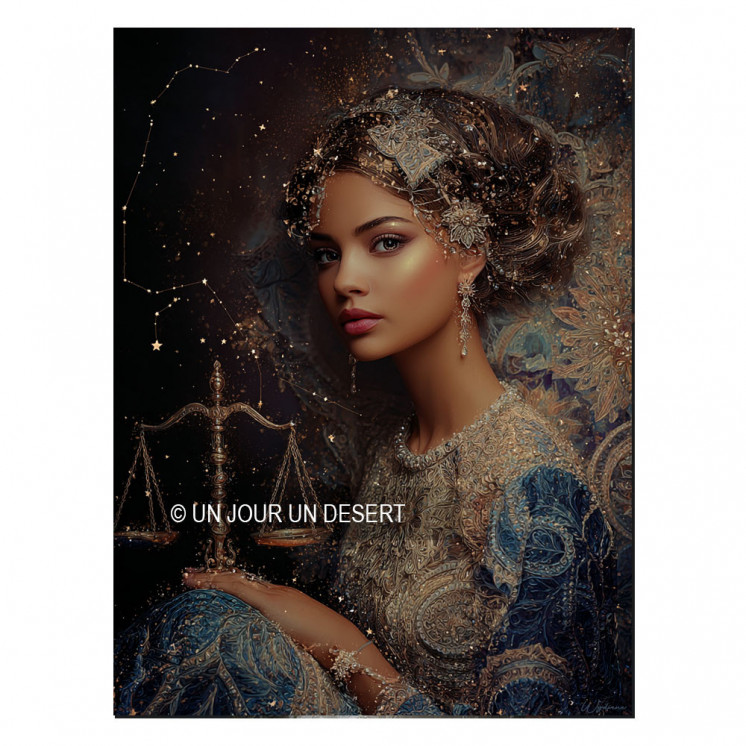 Tableau signe astrologique balance Adele made in France