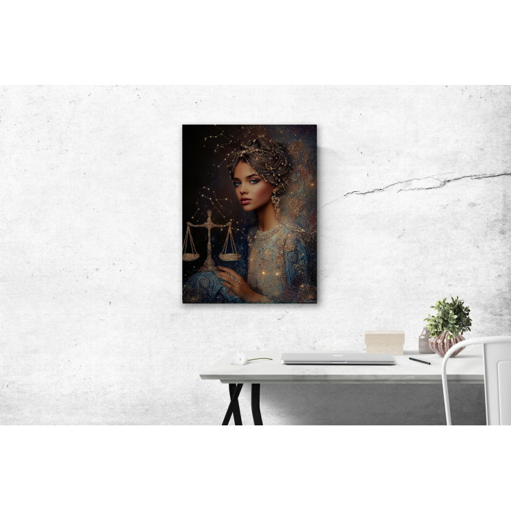 Tableau signe astrologique balance Agathe made in France