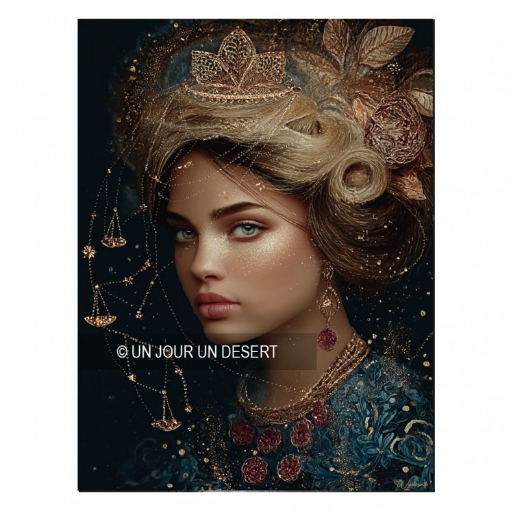 Tableau signe astrologique balance Althea made in France