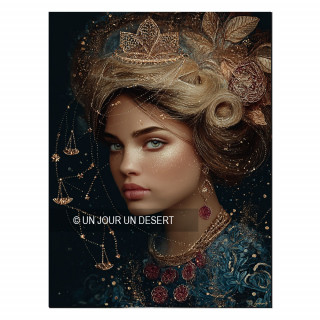 Tableau signe astrologique balance Althea made in France