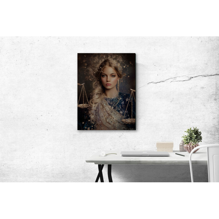 Tableau signe astrologique balance Aurore made in France