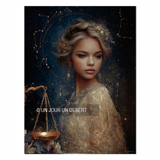 Tableau signe astrologique balance Diana made in France
