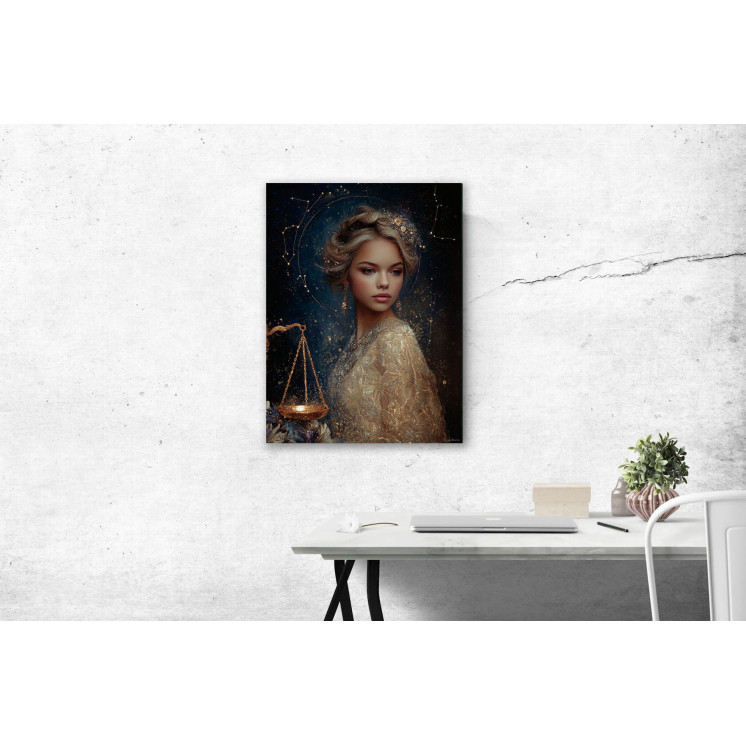 Tableau signe astrologique balance Diana made in France