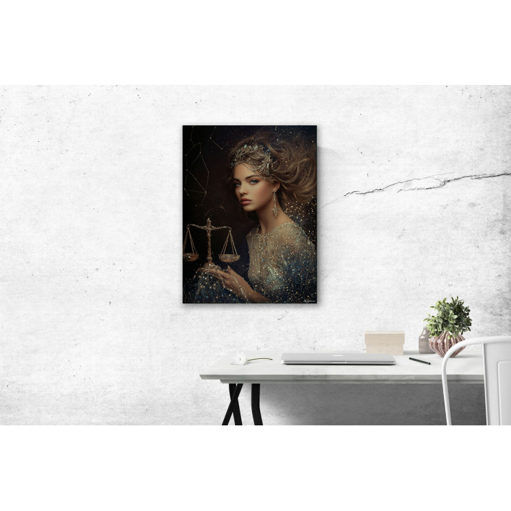 Tableau signe astrologique balance Erdem made in France