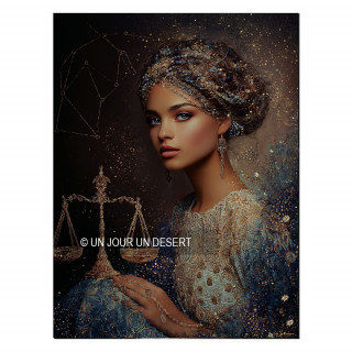 Tableau signe astrologique balance Faiza made in France