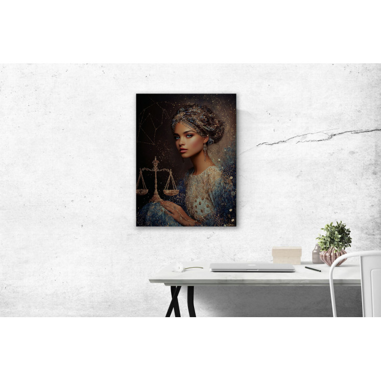 Tableau signe astrologique balance Faiza made in France