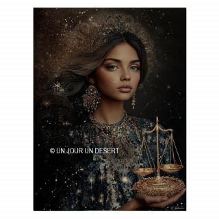 Tableau signe astrologique balance Kanoua made in France