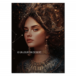 Tableau signe astrologique balance Sara made in France