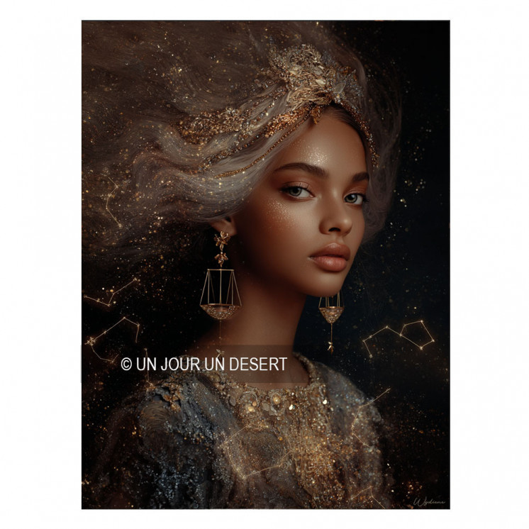 Tableau signe astrologique balance Sora made in France