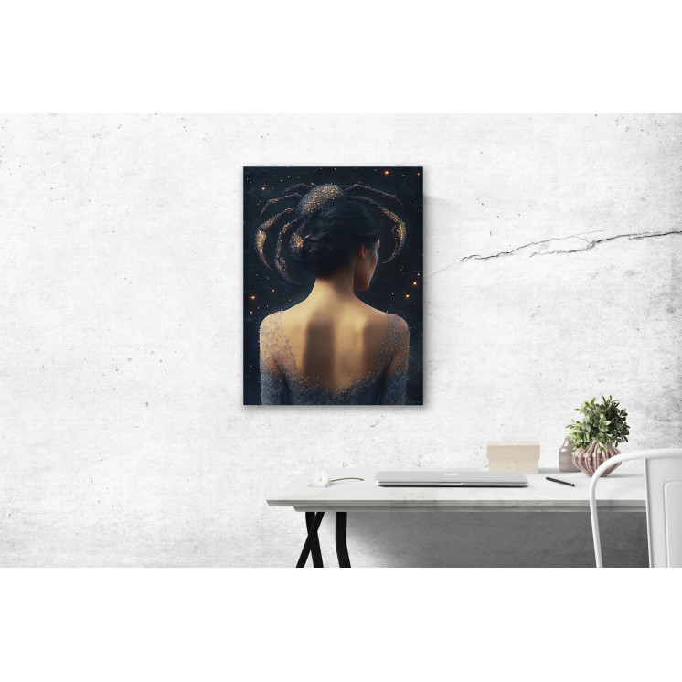 Tableau signe astrologique cancer Morwen made in France