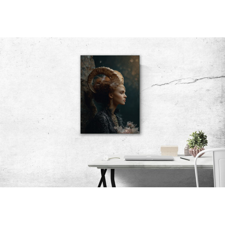 Tableau signe astrologique capricorne Kiana made in France