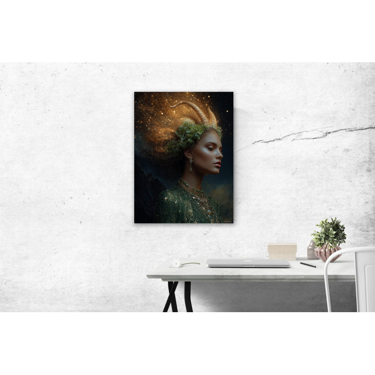 Tableau signe astrologique capricorne Ohian made in France