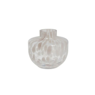 Vase Camilla en verre rose et blanc - Lene Bjerre