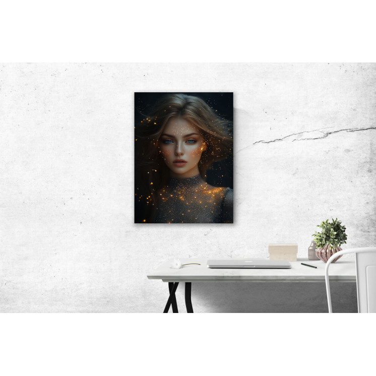 Tableau signe astrologique lion Myrael made in France