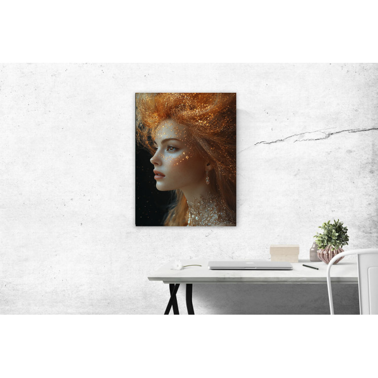 Tableau signe astrologique lion Phoenix made in France