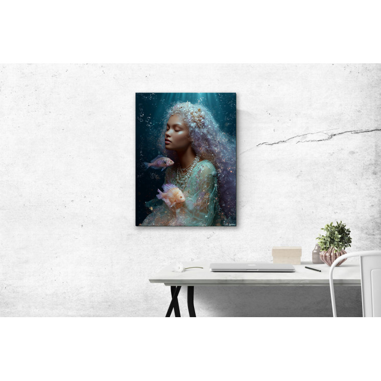 Tableau signe astrologique Poissons Moana made in France