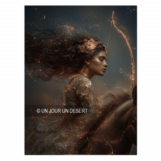 Tableau signe astrologique Sagittaire Brianna made in France