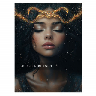 Tableau signe astrologique Scorpion Desdemona made in France