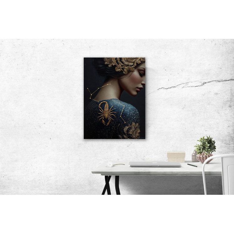 Tableau signe astrologique Scorpion Eris made in France