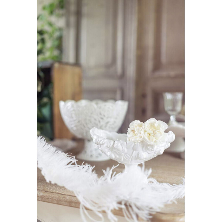 Bol Leonardo blanc style shabby chic - Blanc Mariclo