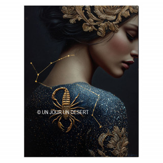 Tableau signe astrologique Scorpion Eris made in France