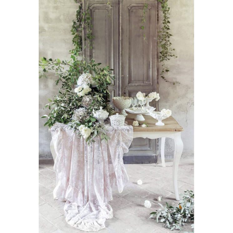 Bol Leonardo blanc style shabby chic - Blanc Mariclo