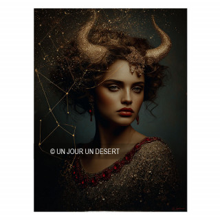 Tableau signe astrologiqueTaureau Angus made in France