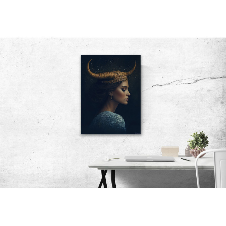 Tableau signe astrologique Taureau Ashera made in France
