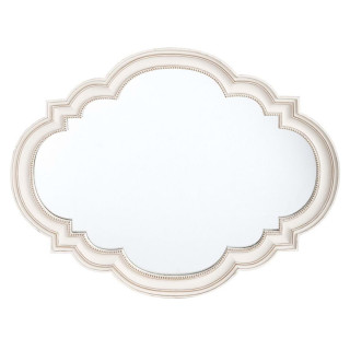 Miroir Marylin blanc style shabby chic - Blanc Mariclo