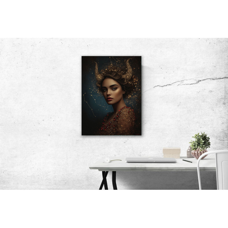 Tableau signe astrologique Taureau Esme made in France