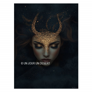 Tableau signe astrologique Taureau Neith made in France