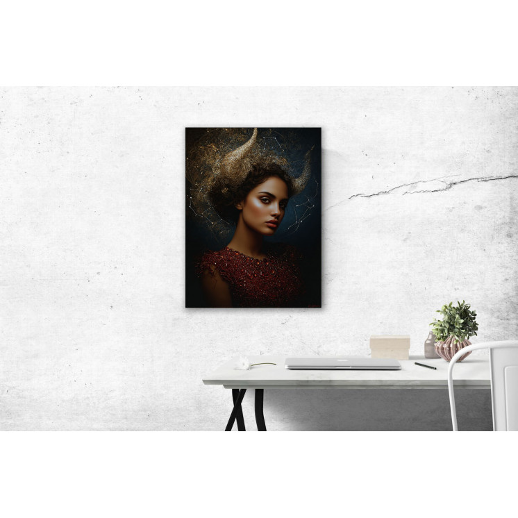 Tableau signe astrologique Taureau Neith made in France
