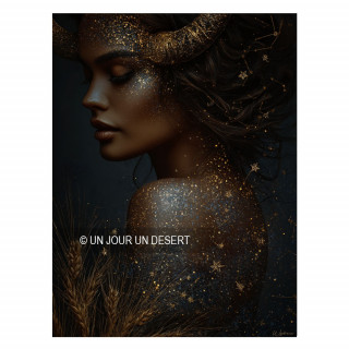 Tableau signe astrologique Taureau Téhé made in France