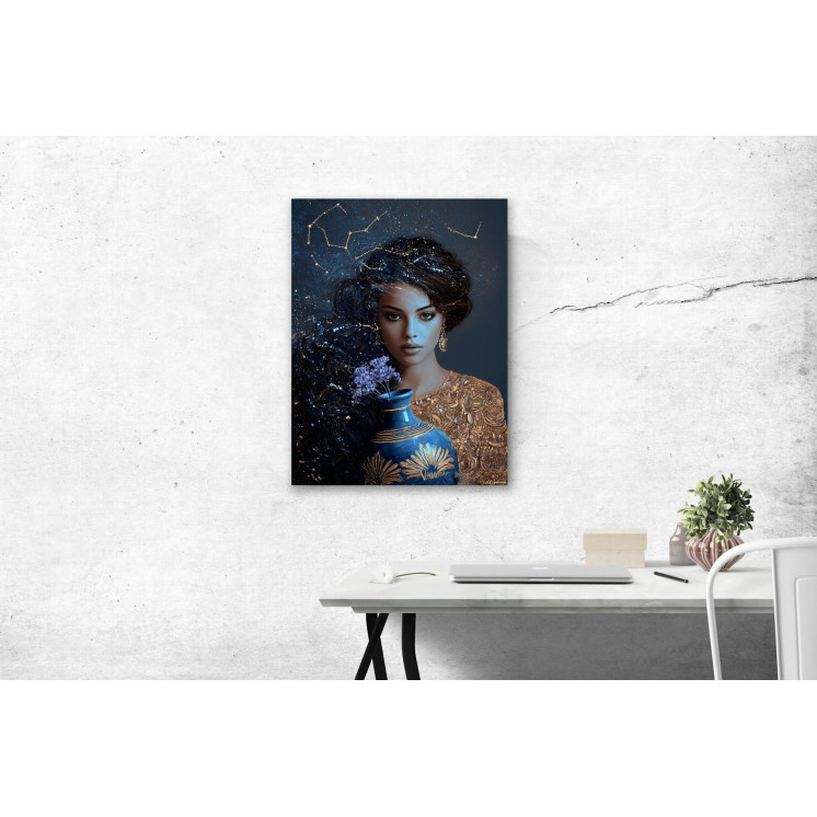Tableau signe astrologique Verseau Elira made in France