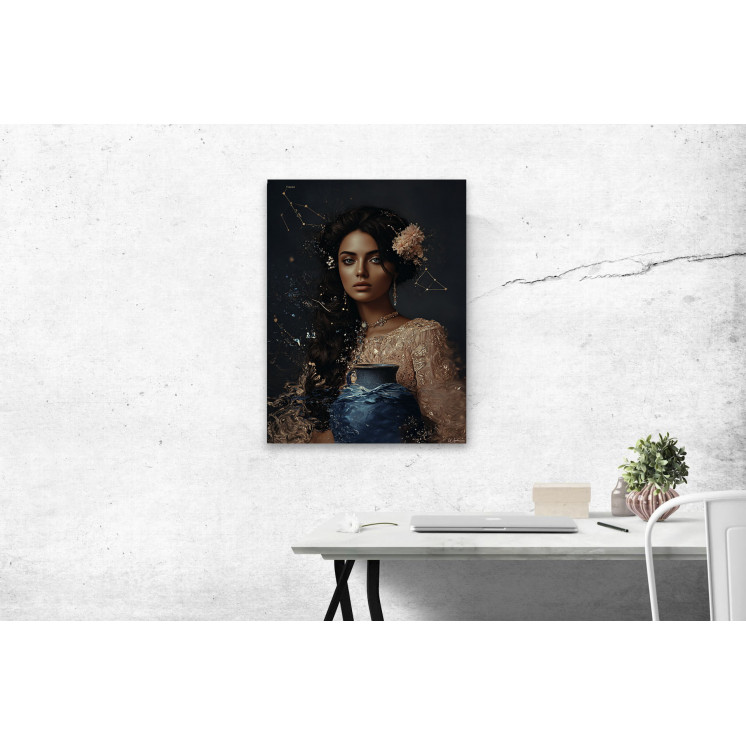Tableau signe astrologique Verseau Lyra made in France