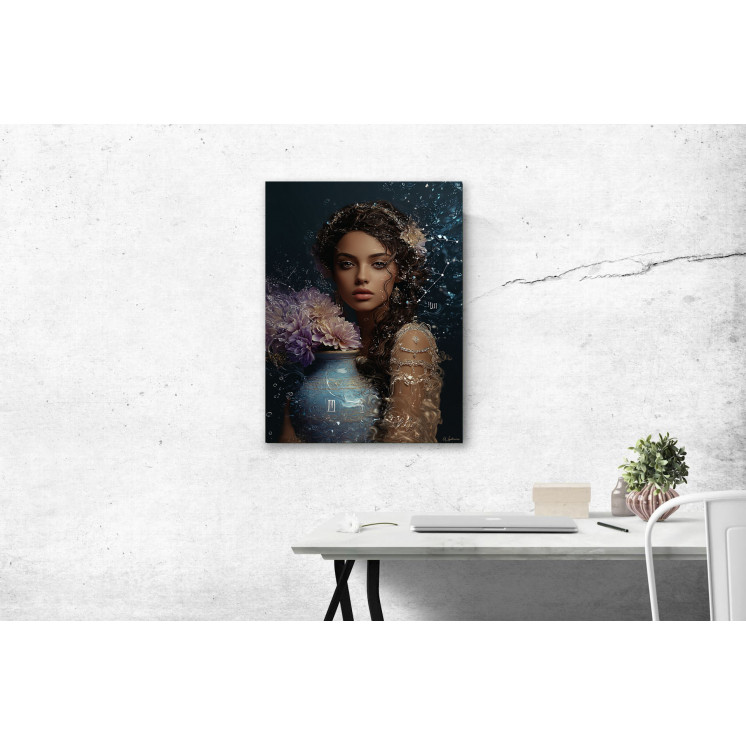 Tableau signe astrologique Verseau Mila made in France