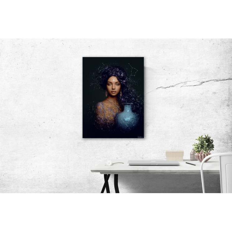 Tableau signe astrologique Verseau Nova made in France